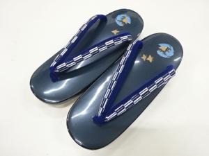 未使用品　男児桐下駄(21センチ)